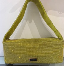 Authentic KATE SPADE Yellow Crystal Embellished Shoulder Bag picture