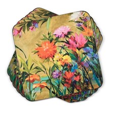 Pimpernel Martha’s Choice Vibrant Floral Coasters, Set of 6 – 4