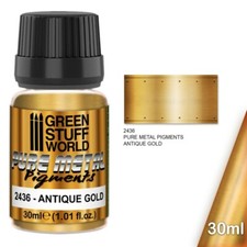 Pure Metal Pigments ANTIQUE GOLD - real metal pigments gold picture