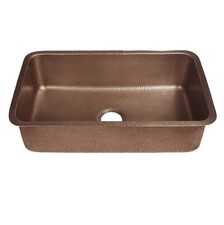 Sinkology SK202-30AC Transitional Orwell Undermount Handmade Solid Copper 30 In. picture