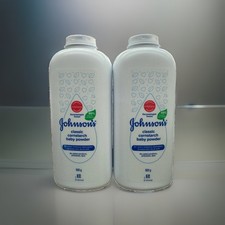 2 x Johnson's Baby Powder Classic Cornstarch 500g / 17.6 oz Express Shipping picture