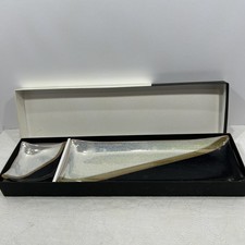 Kotobuki Serving Dish Set In Box. Japanese Stoneware. Ships Safely. picture