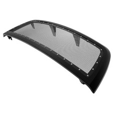Fits 2010-2013 Ram 2500/3500 Upper Stainless Black Rivet Mesh Package Grille picture