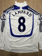 Chelsea 2006-07 Adidas Lampard #8 Away Long Sleeve Jersey EPL Large picture