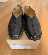 LEMAIRE Piped Crepe Slippers Black Leather Slip-On Men’s US 10 EU 43 picture