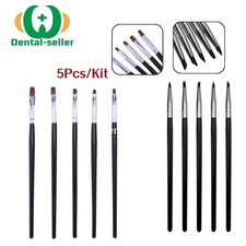 5Pc/Kit Dental Resin Brush Pens Shaping Adhesive Brushes Pen Composite Porcelain picture