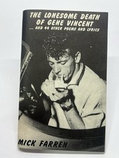 The Lonesome Death of Gene Vincent by Mick Farren, Numbered Copy, Paperback picture
