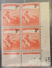 9214 - FRANCE - SCOTT# 561 - DATED BLOCK OF 4 - MNH picture