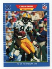 1989 Pro Set Final Update #550 Sterling Sharpe RC Mint HOF picture