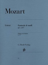 Mozart Fantasy D minor K397 385g Sheet Music Piano Solo NEW 051480052 picture
