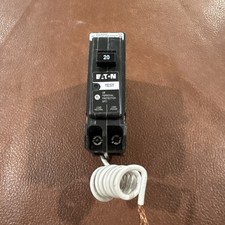 EATON QBH1020GF 20 Amp 1 Pole 120V Ground Fault Bolt on Circuit Breaker 1P 20A picture