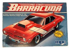 MPC 74 Barracuda Pro Street Model Kit and Street Machine 1/25,Open Box (B60) picture