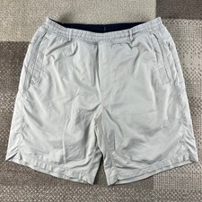 Birddogs Men L Long Khaki Tan Boomstick Lined Athletic Gym Shorts picture