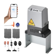 VEVOR 900W Electric Sliding Gate Opener 4409lbs Chain Drive Infrared 2 Remotes picture