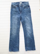 Good American Good Legs Crop Mini Boot Jeans Womens 2 26 Blue 26