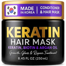 Keratin Hair Mask Deep Conditioning Repair Treatment Biotin for Damaged Hair picture