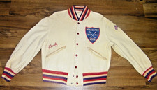 VINTAGE 1955-56 ROCHESTER ARPEAKO PACKERS WOOL PLAYER JACKET ROCHESTER AMERICANS picture