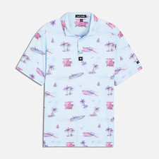 RARE/RETIRED Bad Birdie Men's Golf Polo | Yacht Rock |  Large | NWT picture
