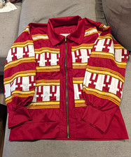 Vtg Seminole Indian Patchwork Jacket Custom Handmade FSU Florida State XL Boxy picture