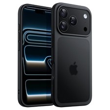 JETech Matte Case for iPhone 18 Pro/iPhone 18 Pro Max, Frosted Translucent Back picture