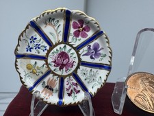 Vintage Artisan Porcelain Dollhouse Miniatures Beate's Beate Wickert Plate 1:12 picture