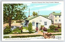 Postcard Missouri Camp Crowder Attractive Company Area Military Vintage Unposted picture