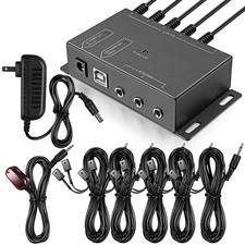Infrared Repeater System IR Repeater Kit Control Up to 10 Devices Hidden IR S... picture