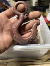 New Crosby Eye Hook 3/4 Ton Forged Steel picture