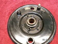 OEM  pre war Knucklehead, UL, springer fork brake backing plate, SUPER NICE picture