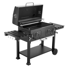Uimoso Large Charcoal Grill with 780 sq.in. Cooking Area and Side Tables picture