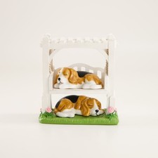 Sleeping Beagle Dogs on Swing Salt & Pepper Shaker Set 6