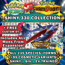 POKEMON CHAMPIONS COMPLETE SHINY DEX BUNDLE 330 HOME BATTLE READY M-C EXPANSION picture