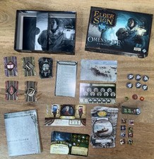 Elder Sign Omens of Ice Expansion Complete Fantasy Flight Games Used picture