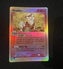 Pokemon TCG Arcanine 15/100 EX Sandstorm Reverse Holo Rare English 2003 picture