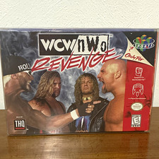 THQ WCW/nWo Revenge Nintendo 64 (1998) NTSC-U/C Sports E-Everyone w/ Manual picture