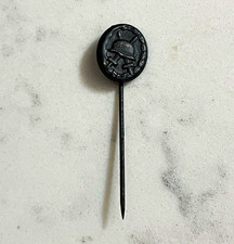 Vintage Black Wound badge stick pin WW1 WWI original Great War picture