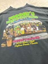 Vintage Froggy's Saloon Daytona Beach Florida Graphic Pocket T-Shirt picture