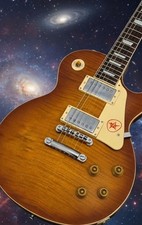LP Stunning Flamed Maple Top Amazing movement in the light.  picture