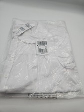 Hollister White Peter Pan Collar Blouse Short Sleeve Button Down Top Small picture