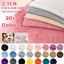 Luxury Long Haired Faux Fur Fabric for Soft Toys, Crafts, Cosplay Dress DIY SEW picture