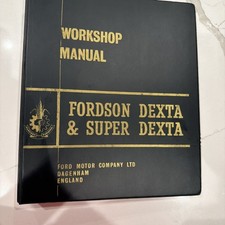 1958 Fordson Dexta Super Dedxta Tractors Workshop Manual 10 Sections England picture