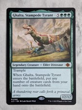 Ghalta, Stampede Tyrant | MTG LCI | Mythic Elder Dinosaur EDH Trample | NEW NM picture