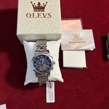 OLEVS New Men's Automatic Mechanical Watch Luminous Waterproof Wristwatch 42mm picture