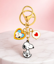 New Adorable Snoopy Keychain/ Bag/ Purse Charm picture