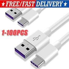 USB Type C Data Cable 5A Fast Charging USB-A to USB-C Charger lot Cord For Phone picture