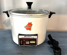 VTG Hitachi Chime O Matic Rice Cooker GT-6105 10 Cup White Japan Tested Works picture