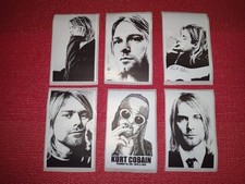 Nirvana Kurt Cobain 8cm waterproof seal 6 pieces picture