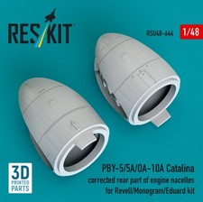 Reskit RSU48-0644 ​​PBY-5/5A/OA-10A Catalina corrected rear part 3D Printed 1/48 picture