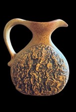 Vintage Dümler & Breiden West German Pottery Fat Lava Ceramic Pitcher Jug 90/18 picture