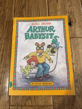 Arthur Babysits By Marc Brown An Arthur Adventure Signed 1993 TRUMPET SPECIAL ED picture